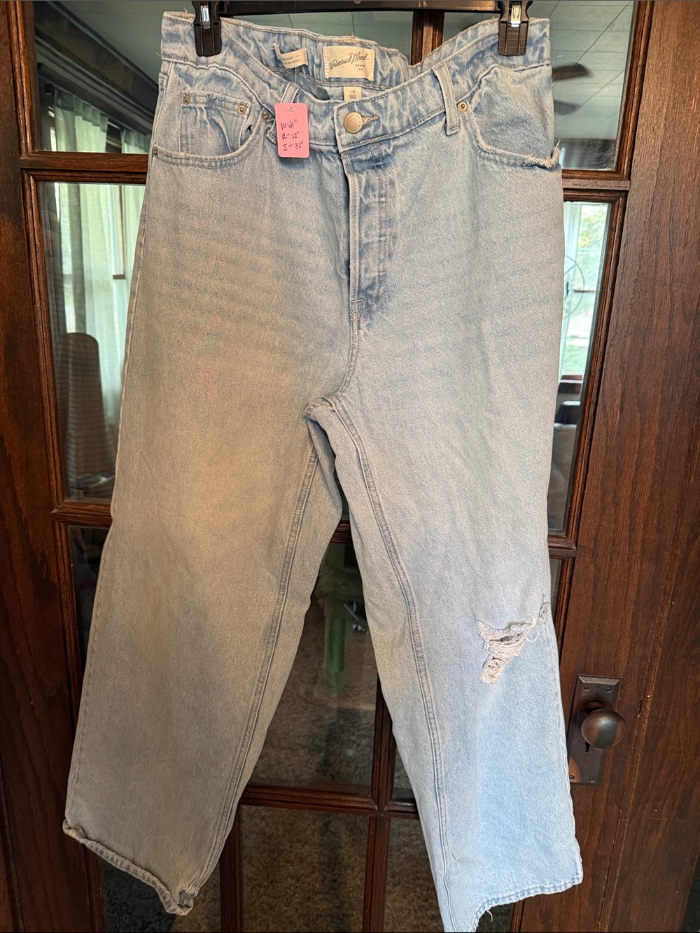 Universal Thread Light Blue Wide-Leg Women's Jeans
